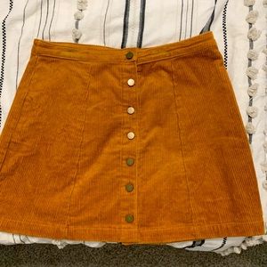 Corduroy skirt